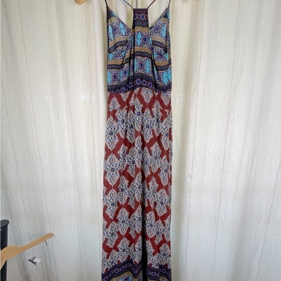 Dresses & Skirts - BOHEMIAN BOHO MAXI DRESS SIZE XS SPAGHETTI STRAP